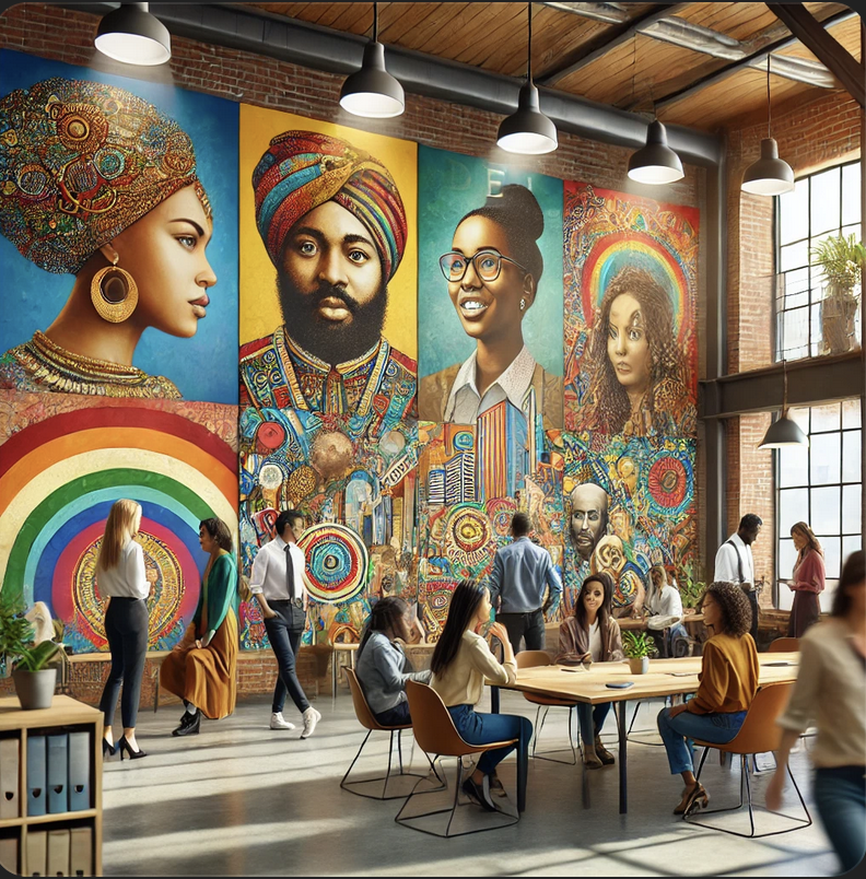 How Displaying Art in Workplaces and Communities Advances DEI Goals