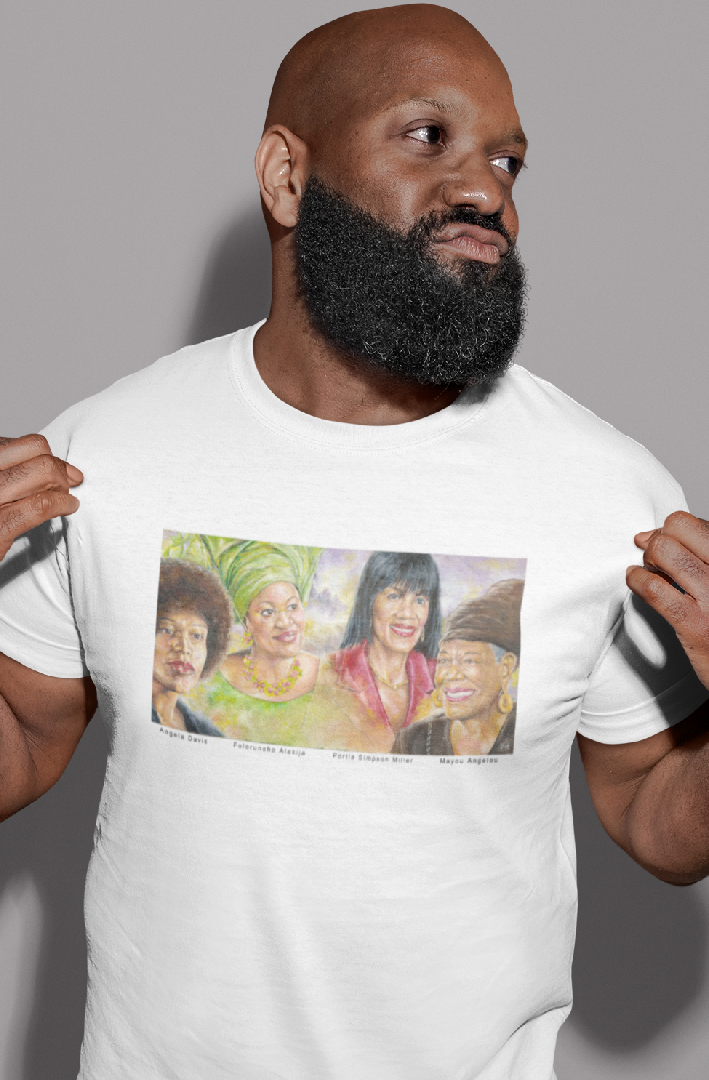 Men's Cotton Crew Tee: Powerful Women! - The LEGACY Collexion