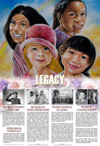 Asian Heritage/ Women's History Month Posters (Ultimate Set) 7 posters for only $75 - The LEGACY Collexion